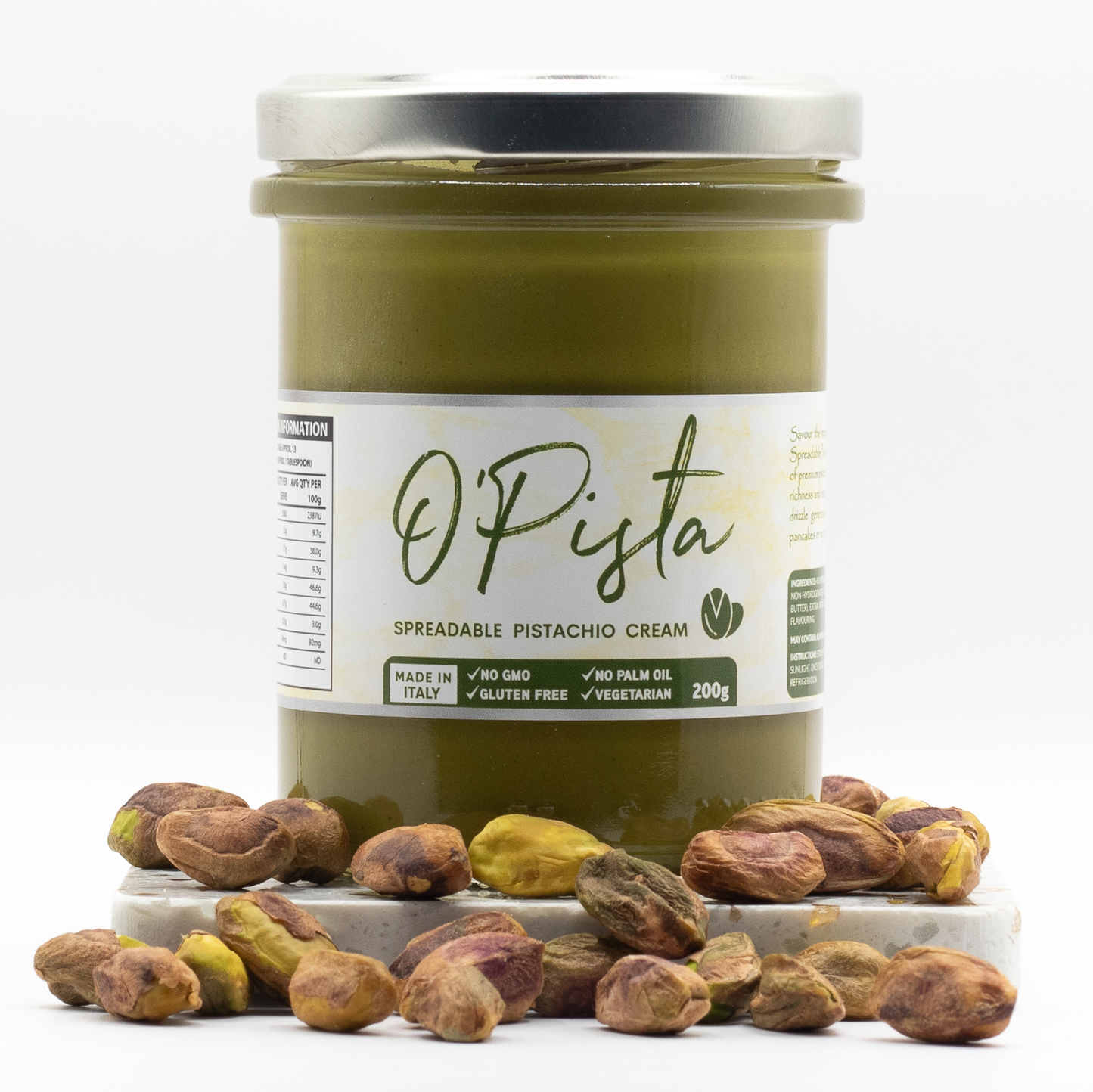 O'Pista - Spreadable Pistachio Cream (200g)