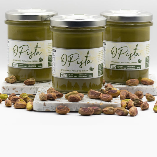 3 x O'Pista - Spreadable Pistachio Cream (200g)