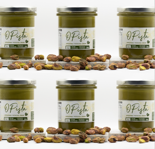 6 x O'Pista - Spreadable Pistachio Cream (200g)